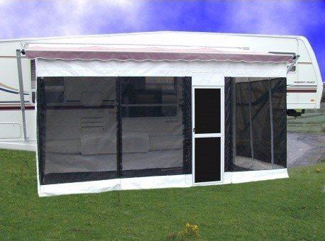 New awning for outlet camper